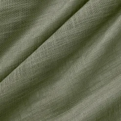 Voilage|EMINZA Voilage œillets effet lin (140 x 240 cm) Robin Vert romarin