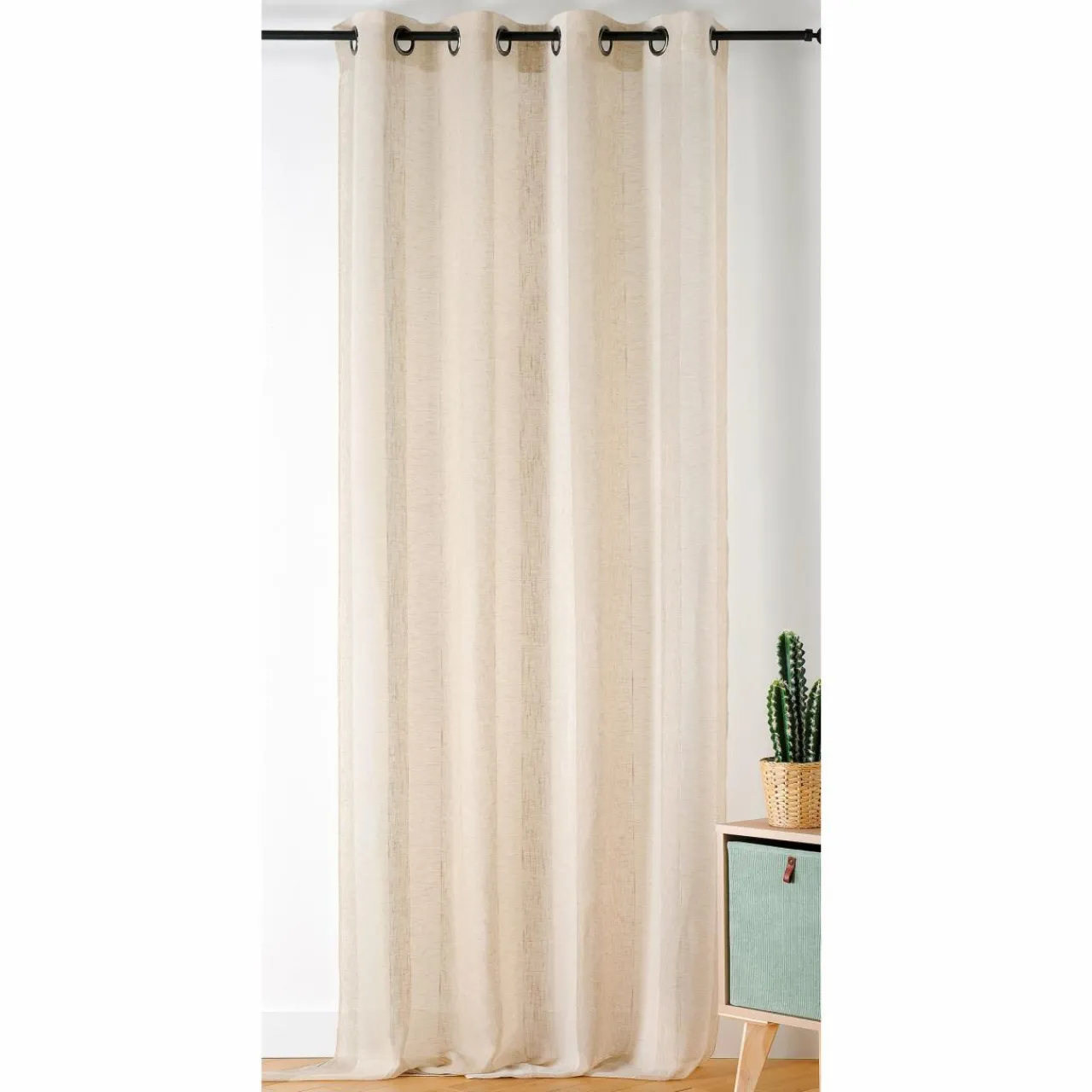 Voilage|LINDER Voilage lin (140 x 280 cm) Kansas Ecru