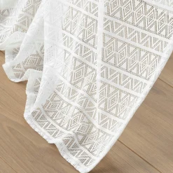 Voilage|DOUCEUR D'INTERIEUR Voilage maille (140 x 280 cm) Naomie Blanc