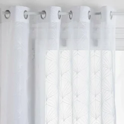 Voilage|ATMOSPHERA Voilage oeillets (140 x 240 cm) Mia Blanc