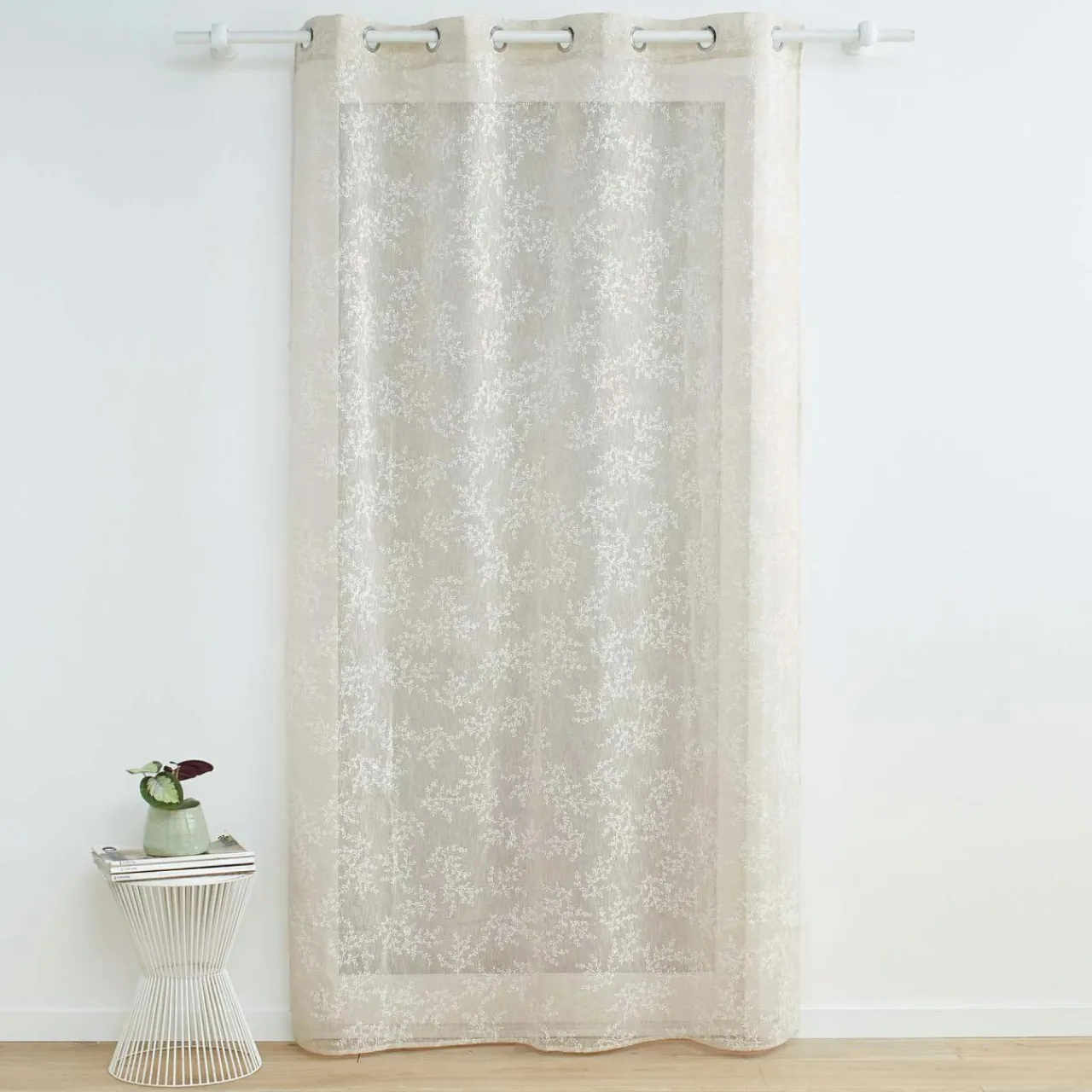 Voilage|DOUCEUR D'INTERIEUR Voilage tissé (140 x 280 cm) Karla Taupe