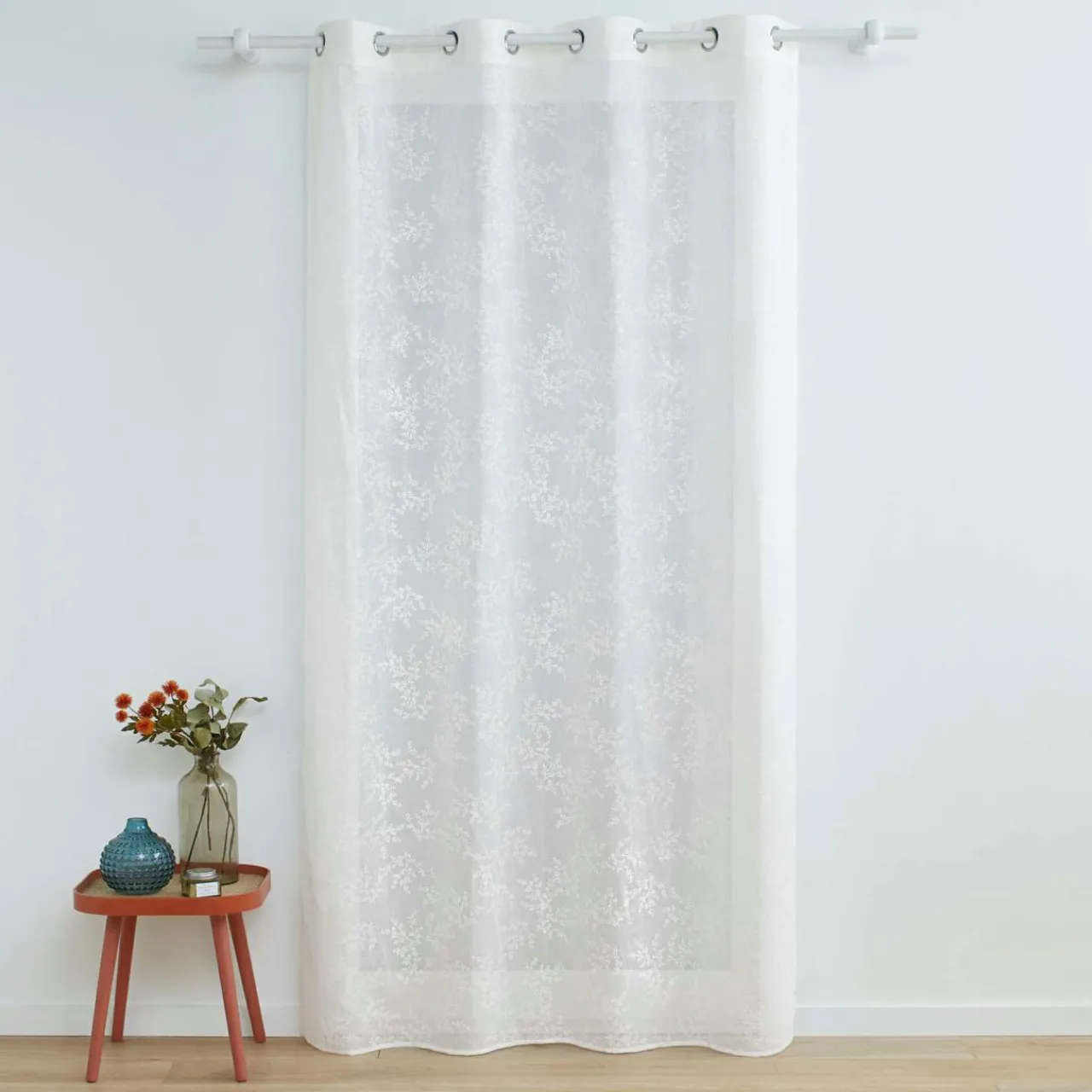 Voilage|DOUCEUR D'INTERIEUR Voilage tissé (140 x 280 cm) Karla Blanc