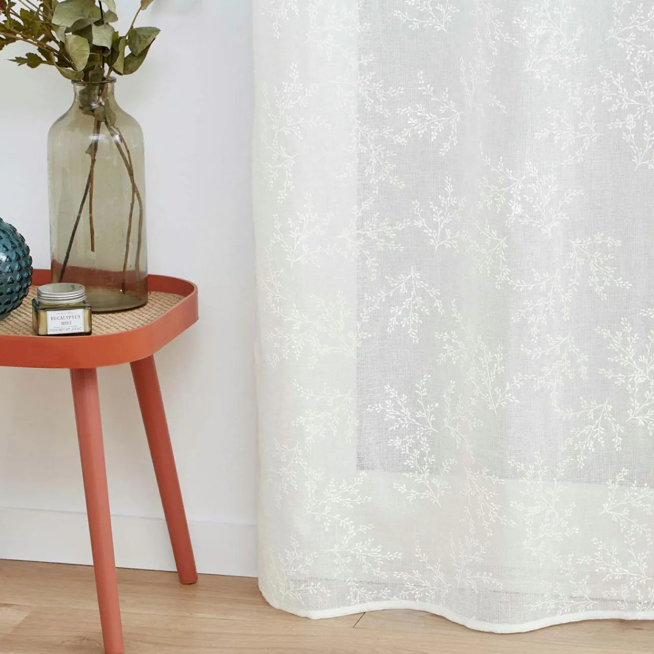 Voilage|DOUCEUR D'INTERIEUR Voilage tissé (140 x 280 cm) Karla Blanc